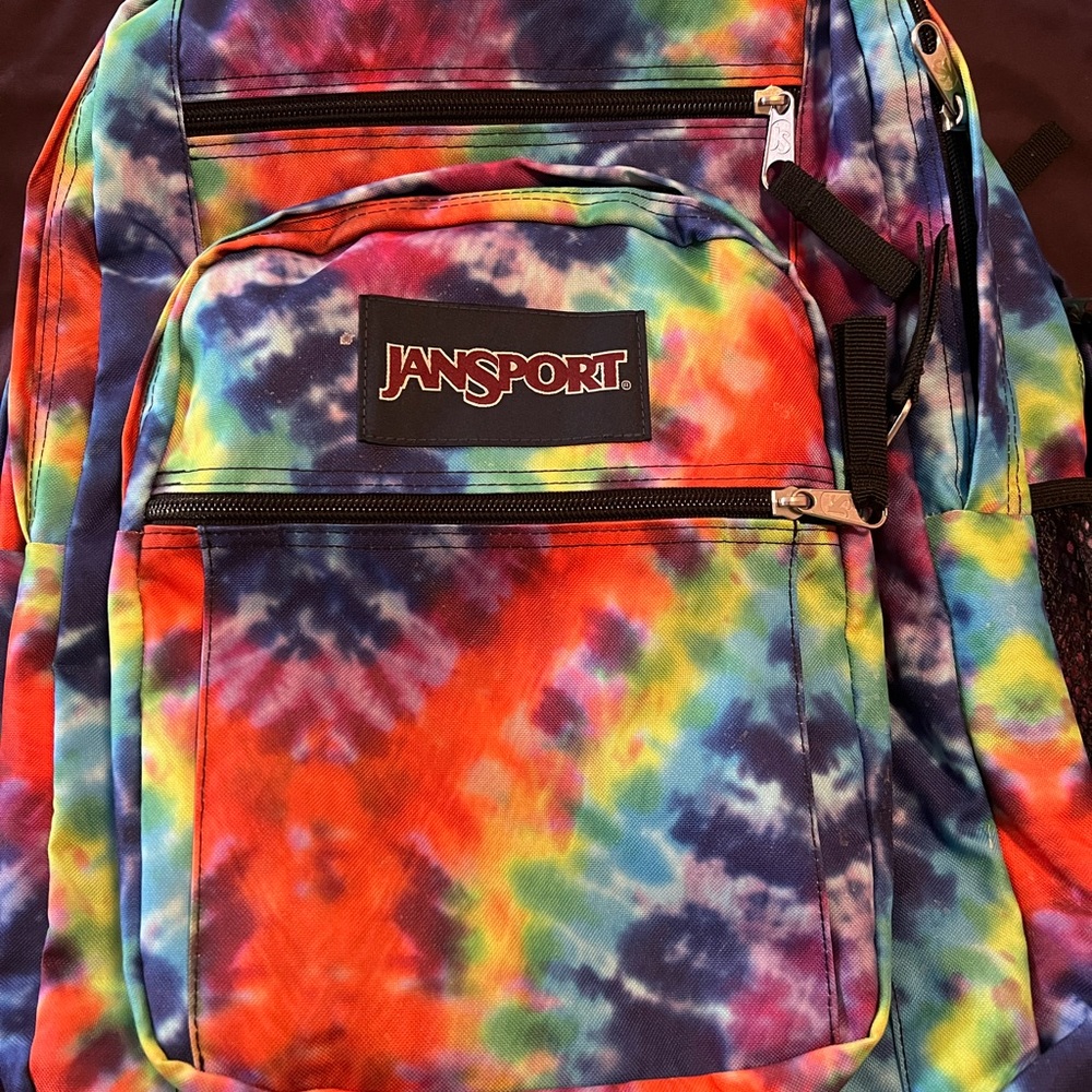 Jansport tie-dye backpack